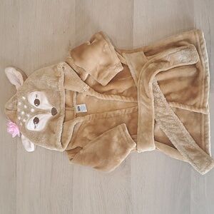 Infant Deer bathrobe. Size 0-9 months.